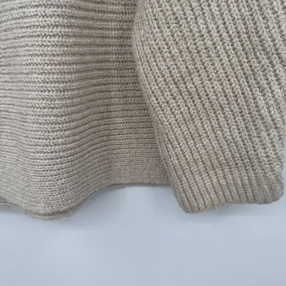 Pure Jill Hand-Stitched Details Sweater woman’s size XL Oatmeal Minimalist - Picture 9 of 10